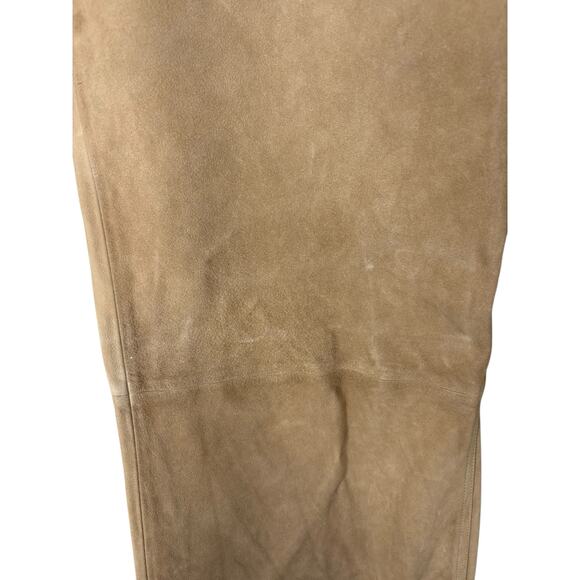 Helsa Suede 5 Pocket Trouser Pants High Waisted Wide Leg Y2K Baggy Utility XL - Picture 5 of 12